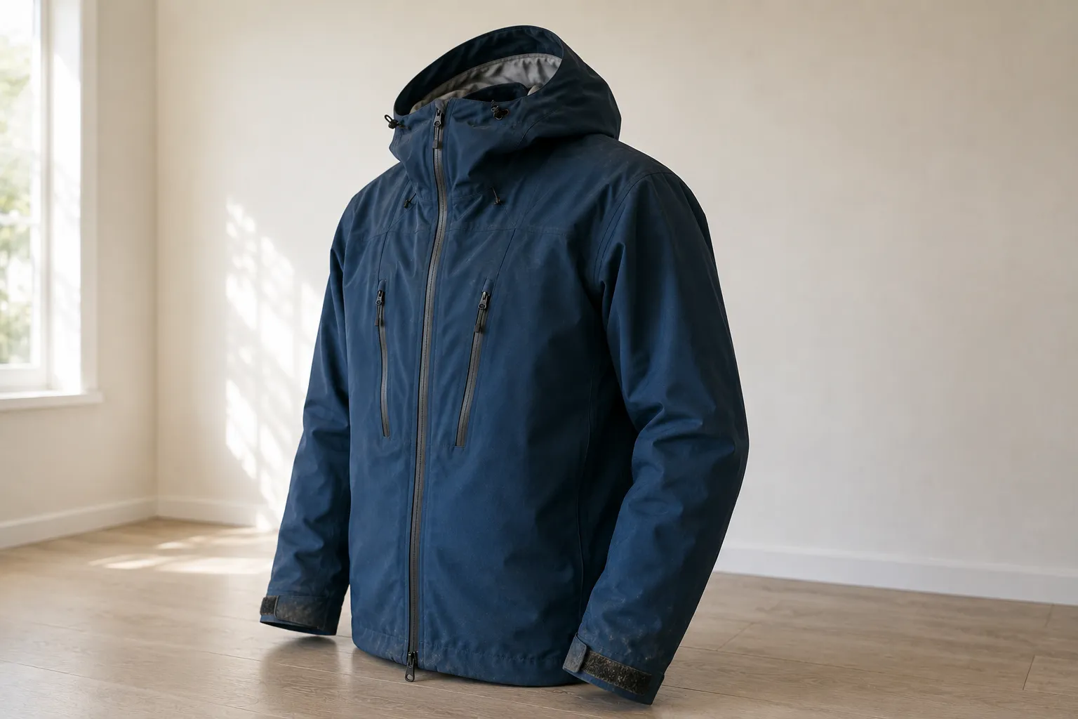 Gore-Tex куртка с запахом пота — до