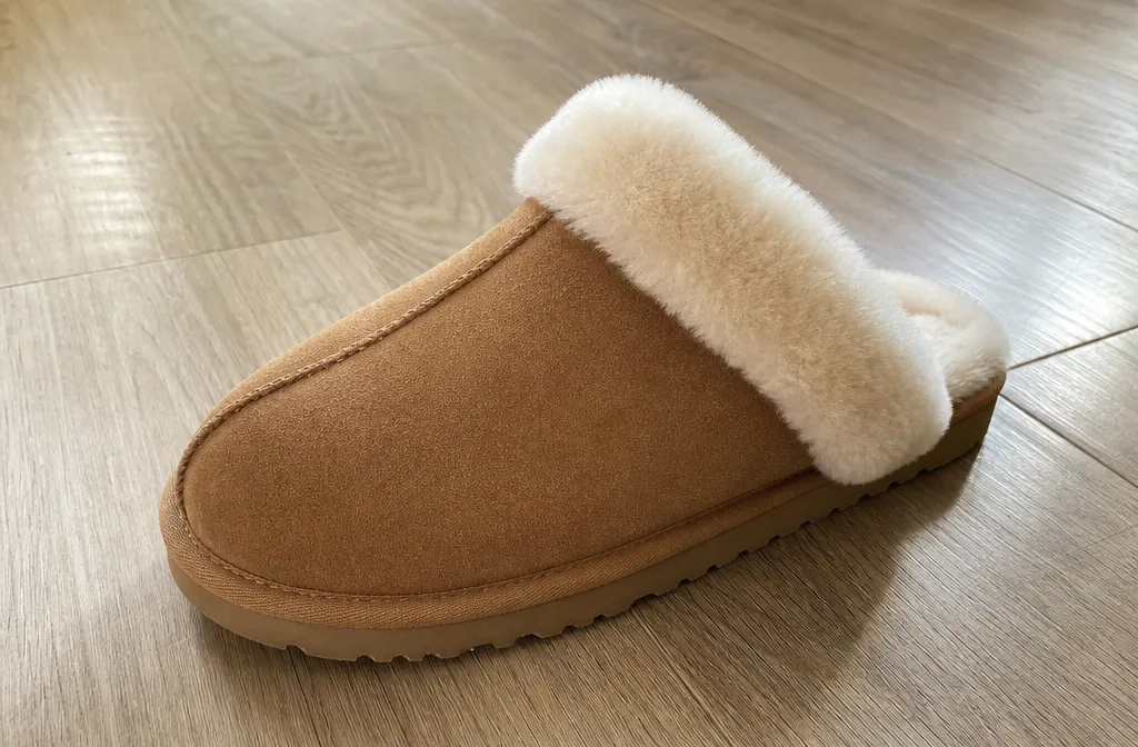 UGG тапочки до и после химчистки — после