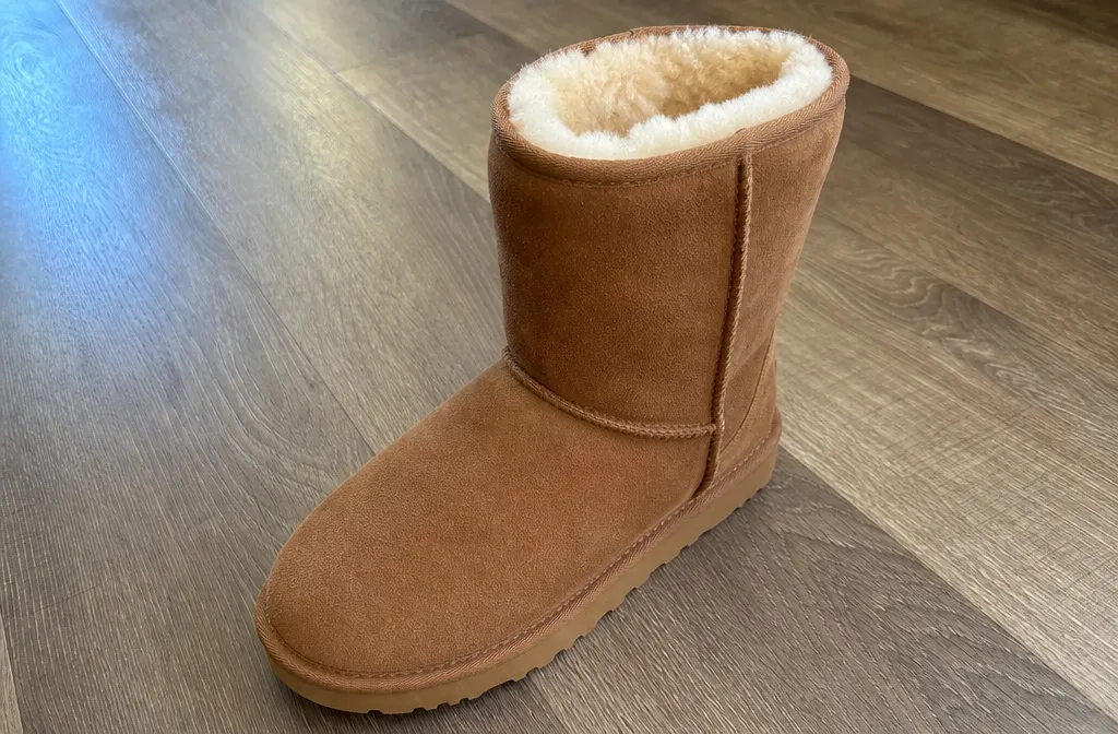 UGG с мехом до и после химчистки — после