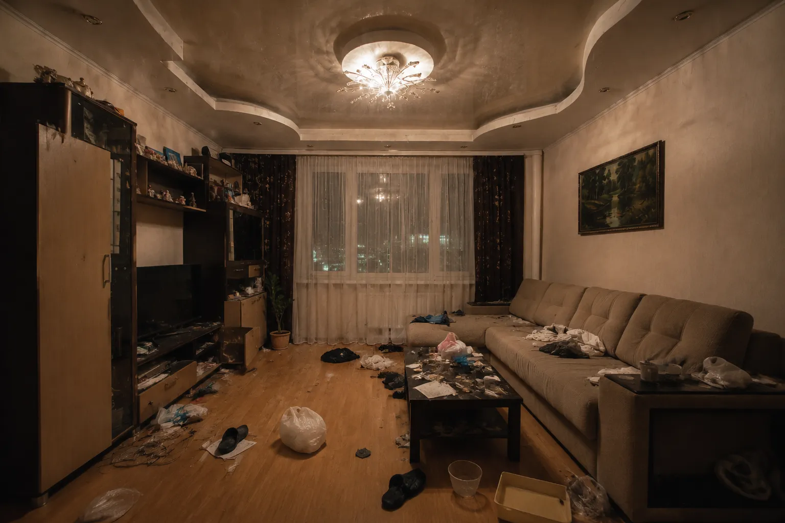 Многоуровневый натяжной потолок — до